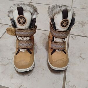 Timberland Kids Winter Boots with Faux Fur Lining Size 8